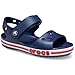 Crocs Unisex-Child Bayaband Sandals, Navy/Pepper, 7 Toddler