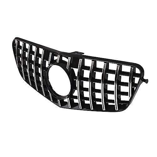 Calandre avant Mercedes W212 finition haut de gamme argent et noir ABS résistant style GT