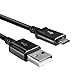 Produktbild kj-vertrieb USB-Ladekabel für Playstation 4 Controller / PS4 Gamepad/Dualshock 4 Wireless Controller - USB 2.0 auf Micro-USB - schwarz - 3m