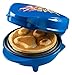 Produktbild Mini-Waffeleisen im einzigartigen Paw Patrol Design, für Kindergeburtstage, Ostern & Weihnachten, inkl. Backampel, Waffelgröße: Ø 10cm, offizielles Lizenzprodukt, Farbe: Blau