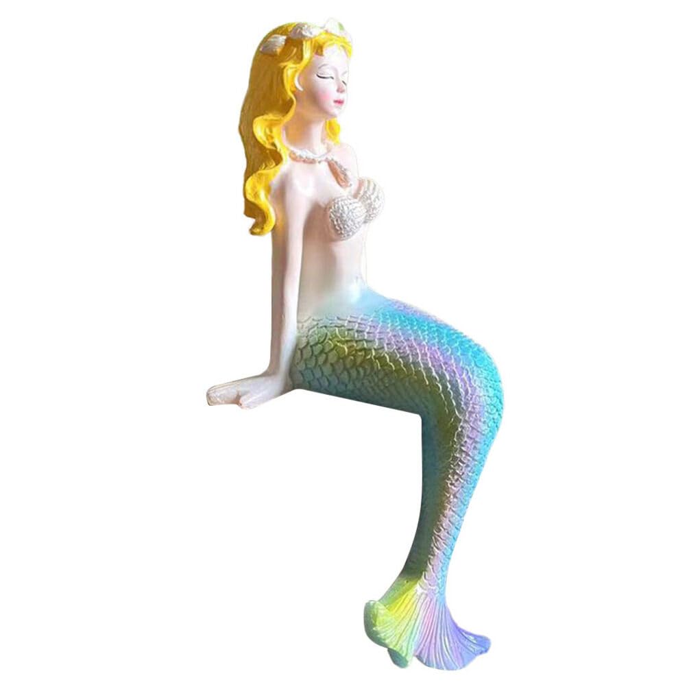 Amazon.co.jp: TOYMYTOY 海の下の収集品 樹脂人魚の置物 水族館の人魚