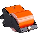 Brady LabelizerPlus and VersaPrinter Tape Cartridge B- 595 Indoor/Outdoor Vinyl Film Size: 4' x 90' BLK/ORG 1PK