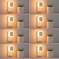 Sujeet Night Light, Night Lights Plug into Wall 8-Pack, Plug in Night Light, Dusk to Dawn Nightlight Led Night Light for Bedroom, Bathroom, Hallway Warm White