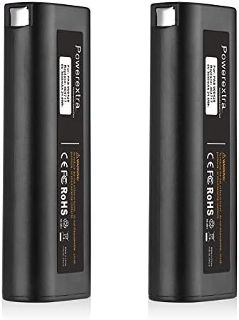 Powerextra 2 Pack Paslode BatteryIM350 Ni-MH Battery 6V 3600mAh