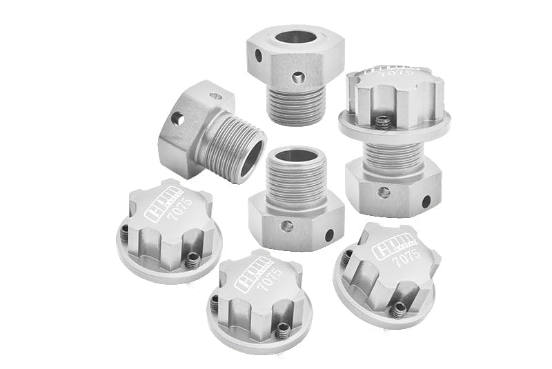 Hexagone de roue GPM aluminium 7075 rigide pour Arrma Typhon EXB