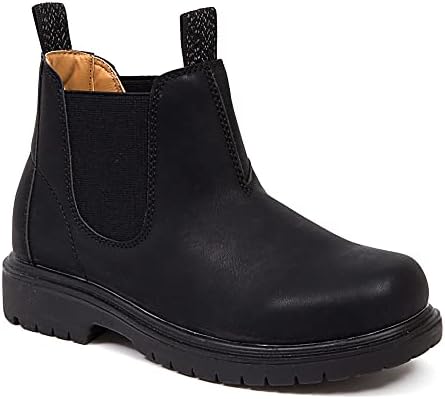 Deer Stags Boy's Brock JR Chelsea Boot, Black, 4 Big Kid | Image 3