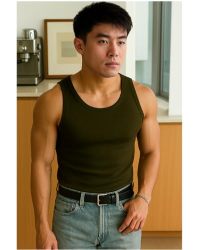 Image of Rockwell Men's Premium Cotton Vest - Sleeveless Gym Undershirt | Breathable, Stretchable & Skin-Friendly Innerwear for Everyday Comfort | Pack of 2 |301