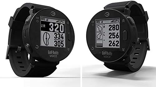 GolfBuddy VOICE3 displaying shot distance.