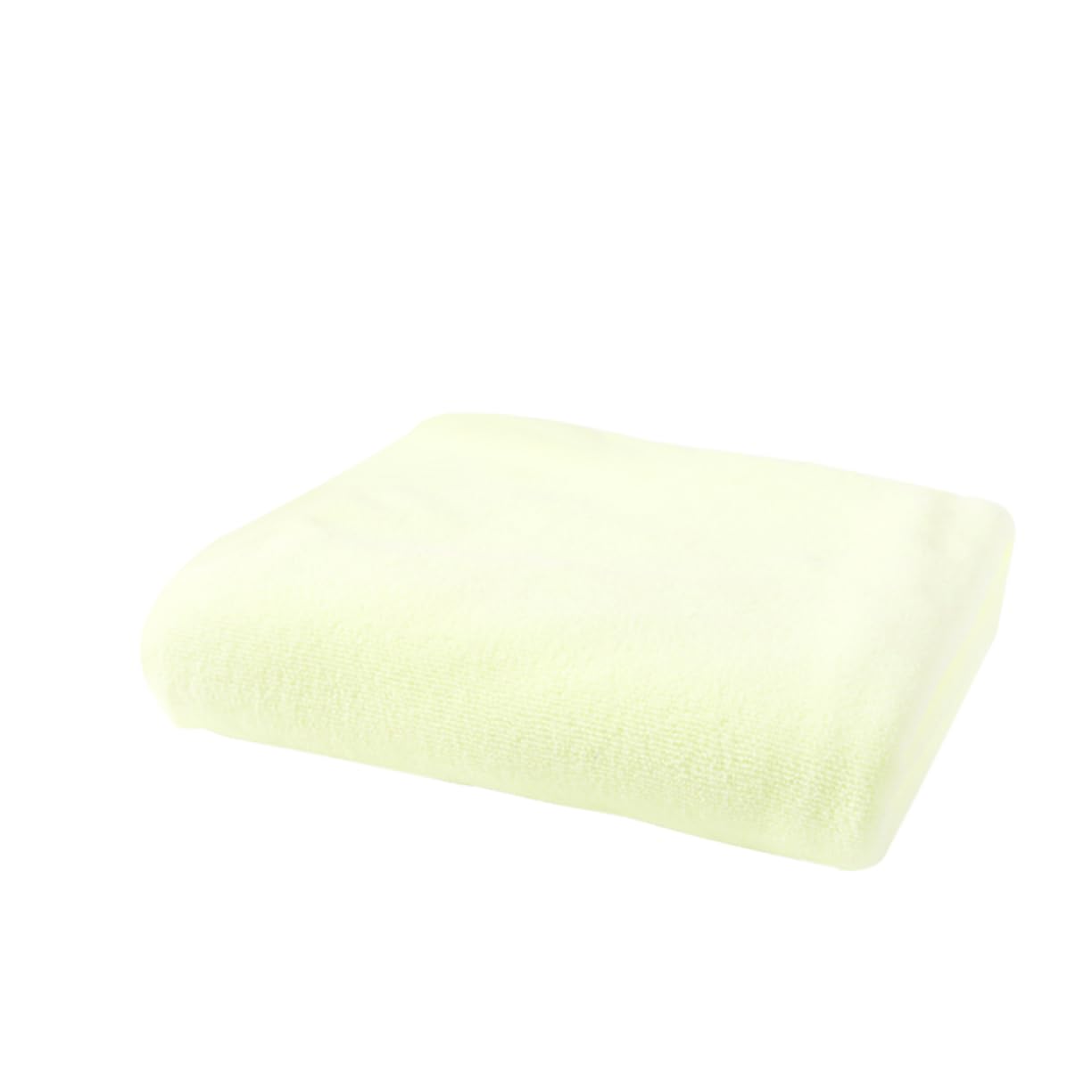 Ciieeo Microfiber Bath Towel Quick Dry Soft Shower Towel for Spa Beach Swimming Camping Light Yellow Ultra-Absorbent and
