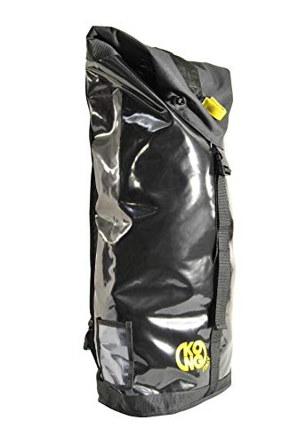 Kong. Rope Bag. Zaino Porta Corda per Arrampicata. Comodo e Resistente. Spallacci Imbottiti. Tasche Interne e Laterali. Chiusura a Coulisse e Clip Rapida. 28 Litri