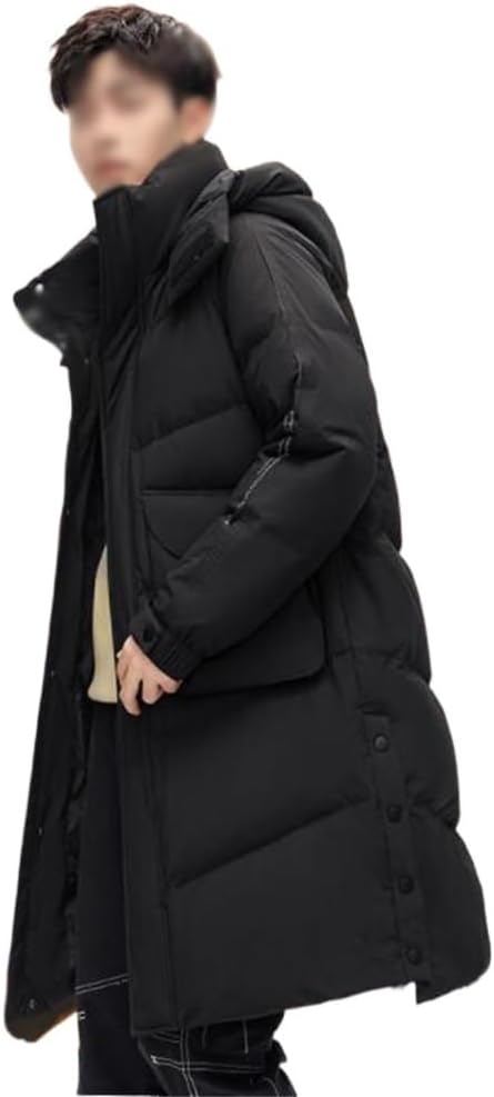 Leisure Cold Warm Coat Down Jacket Men's Winter Thick In The Long Men