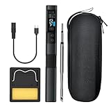 DewinLVD Lötkolben Set, Lötset 100W HS-02B USB C Lötkolben DC9-24V 2 Sekunden Lötzinnschmelze...
