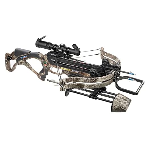 Excalibur TwinStrike Accurate DualFire CeaseFire Safety Hunting Archery Crossbow, Truetimber Strata