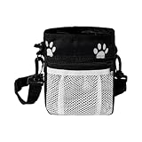 Équipement extérieur résistant aux intempéries : cette pochette de dressage pour chien est dotée d'un matériau résistant aux déchirures et d'un revêtement imperméable pour protéger les objets indispensables dans toutes les conditions météorologiques ; avec des coutures renforcées, il résiste aux environnements difficiles tels que les chemins rocheux ou les champs humides tout en dressant efficacement les chiens