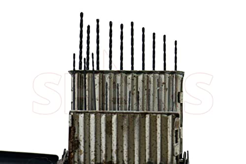 Shars 20 Pc Hss Heavy Duty Black & Gold Finish Jobber Drill Set, 61- #80 135° 404-2933 !} #TOP1