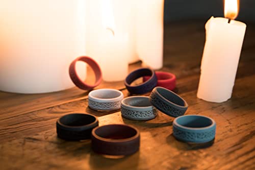 KAUAI Silicone Wedding Rings for Men. Elegant. Timeless. Leading Brand for Comfort & Design in Mens Bands. Active Crossfit Workout Gym Band. Classic Unisex Couples Ring4