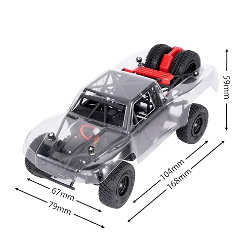 Image of Orlandoo Hunter 1 /32 Mini Roll Cage RC Trophy Truck, Fast RC Cars for Adults, Mini RC Drift Car RC Short Card Truck OH32X02 DIY Unassembled Kit