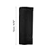 X AUTOHAUX 2pcs Universal Car Accessories Suede Door Handle Cover Soft Car Handle Protector Black
