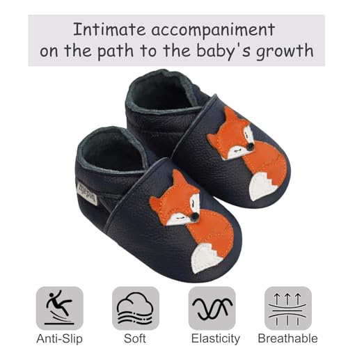 Baby moccasins shoes for boys girls toddler soft leather baby Crib walking shoes slippers2