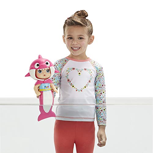 Boneca Baby Alive Baby Shark Loira - Com fantasia especial de tubarão removível - E8594 - Hasbro