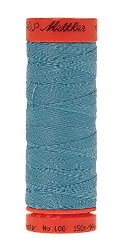 Mettler Metrosene hilo 100% poliéster 165 yd turquesa miniatura 1
