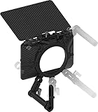 Hersmay Mini Matte Box Clip-on Lens Matte Boxes mit 15mm Rod Clamp für DSLR Mirrorless Kamera für Sony A7IV A9 A7 A7R A7S II III IV; Für Nikon Z6 Z7 II; R5 R6 M5 M50 GH5 BMPCC 4K 6K Pro
