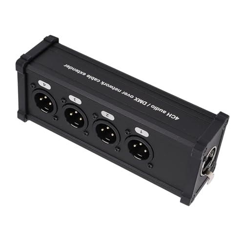 Cable multired XLR Breakout extensor RJ45 Ethercon 4 canales 3 pines para transmisor de sonido 7