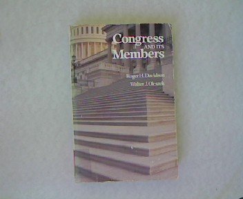 Congress and Its Members 0871872021 Book Cover