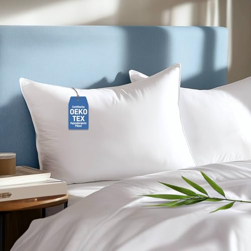 Sylvaris Bamboo Viscose Pillows Queen Set of 2