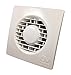 Vortice Aspiratore Elicoidale Ventilatore Punto Filo per ricambio aria bagno con valvola anti ritorno 220/240 V 50 Hz (11123 (Diametro Nominale Condotto 100 mm))