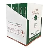 Nature's Willow Fast-Acting Willow Balm Natural Pain Relief Patches for Help Alleviating Muscle & Joint Pain in Back, Neck, Shoulder, Knee and More | Essential Oils and Menthol | 6-Pack | 36 Patches
