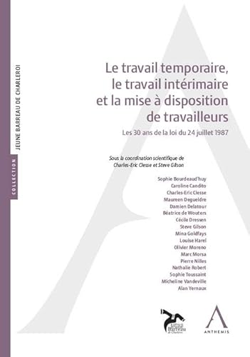 livre LE TRAVAIL TEMPORAIRE LE TRAVAIL INTERIMAIRE ET MISE A DISPOSITION DE TRAVAIL