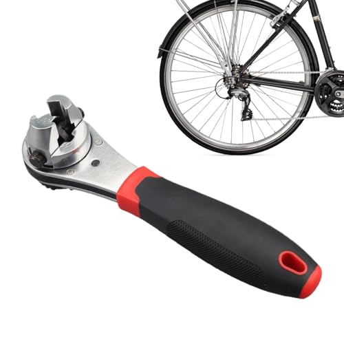 Generico Llave de trinquete, herramienta para mantenimiento doméstico – Ajustable resistente para tornillos de 6 – 22 mm apta para uso interior y exterior