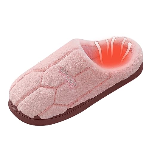 Slippers For Women Memory Foam,Women's Fuzzy Slip-on Slipper Warm Cozy Soft Plush Fluffy Lightweight Fur Lined Winter Indoor House Shoes3