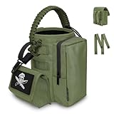 KawaGebo Kamp Water Bottle Holder Bag with Molle Strap - Water Bottle Carrier Pouch for Walking, Gym, Camping, Fishing, Hunting 32oz, 64oz, 128oz One Gallon Tactical Carrier Holder