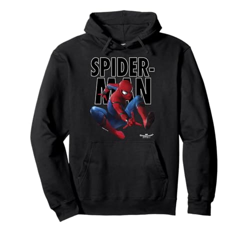 Marvel Spider-Man Homecoming Jump Pose Graphic Hoodie Pullover Hoodie