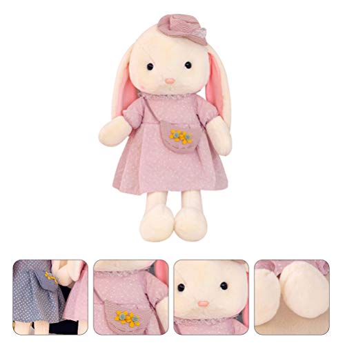 NUOBESTY Bunny Rabbit Stuffed Animal Lovely Coelho Macio Coelhinho Da Páscoa Coelho de Pelúcia Prese