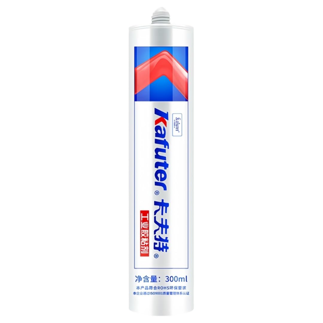 VIDOO Kafuter K-5904 Cemento Encapsulado Lámpara Proyector Semitranslúcido Pegamento Silicona Aislamiento Dieléctrico No Corrosivo para Vidrio Cerámica Metales - 300ml