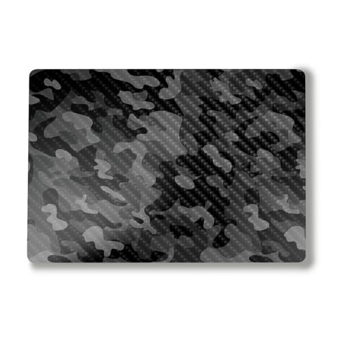 Carbon Fiber Laptop Skin Compatible with Surface Laptop 7 15" (2024) - Black Camo - Premium 3M Vinyl Protective Wrap Decal Cover - Easy to Apply | Crafted in The USA by MightySkins
