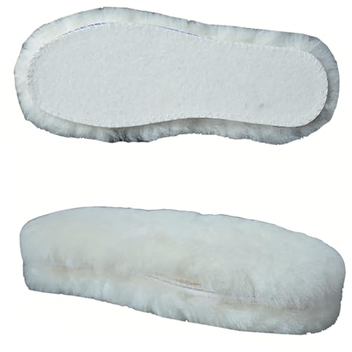 Plantillas Naturales de Lana de Oveja, Antideslizantes, Invierno Talla Mujer 9.5 miniatura 5