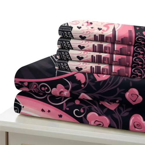 Funda nórdica premium de microfibra transpirable con estampado floral París King de 220x240 cm 7