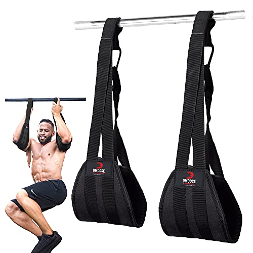Ab straps by dmoose fitness - six pack home gym exerciser - doubl…