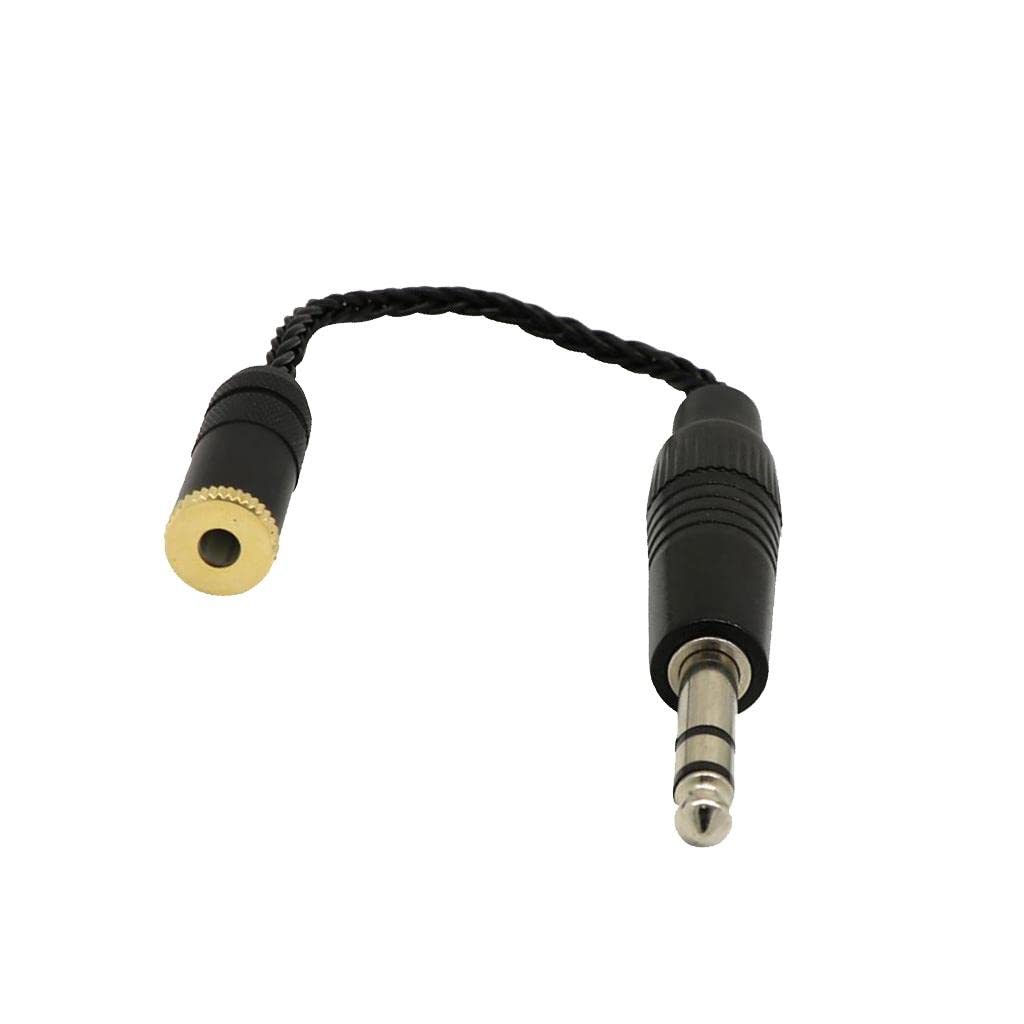 Cavo Adattatore da Spina da 4,4 Mm a 6,35 Mm di Diametro (da 4,4 Mm a 6,35 Mm), Nero