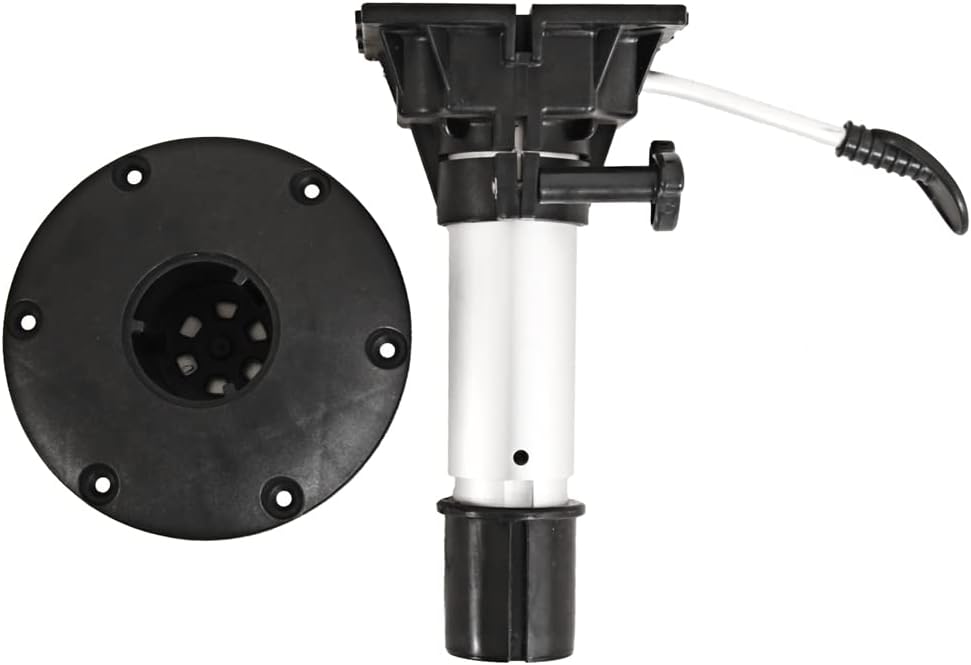 Oceansouth Waverider Socket Pedestal – Flat Base 12" -15" boat seat pedestal mount post base swivel boats jon seats bass fishing chair socket removable.