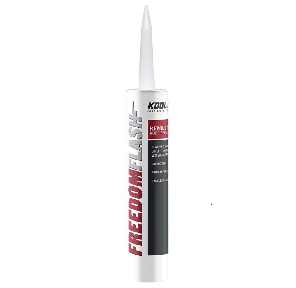 Kool Seal KS0066920-01 Freedom Flash Roof Repair Sealant, 10.5-oz. Tube - Quantity 6