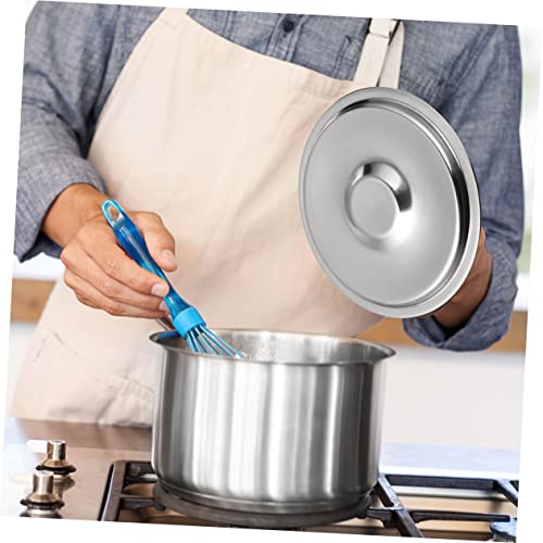 HAKIDZEL 2 peças Tampa de copo de sabor de aço inoxidável tampa de panela profunda tampas de recipie