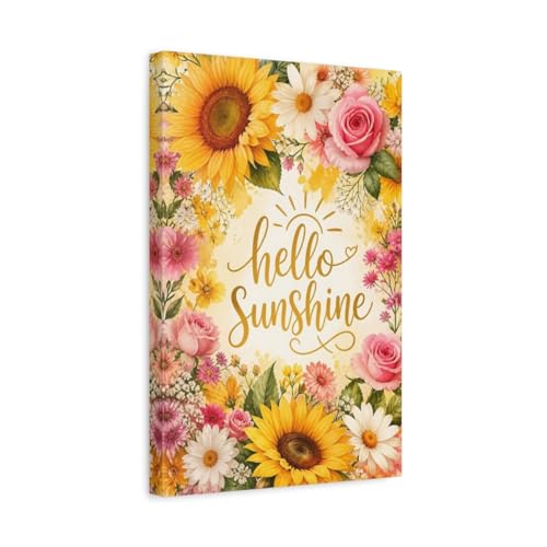 Tableau fleurs Tournesols et Roses pour raviver un mur de salon terne