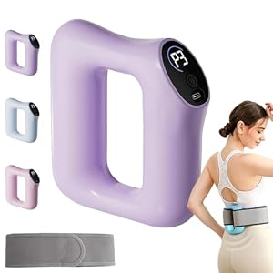 Massageroller Mit Vibration Zur Faszien-straffung,fasziengu... Wiederaufladbares Massagegerät,Rücken Nacken Beine Muskelentlastung