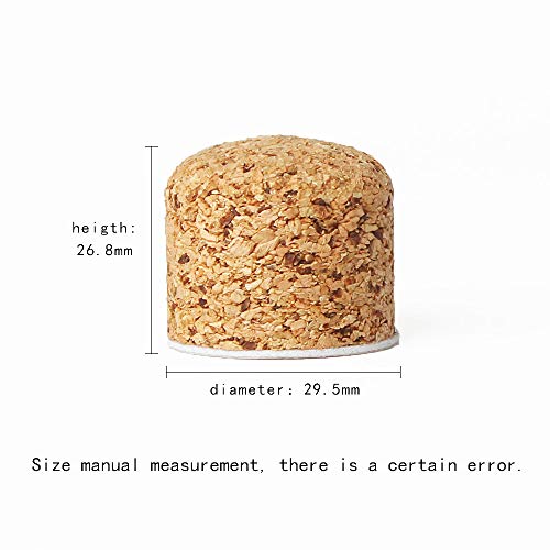 Muxiang 10 Pcstobacco Pipe Cork Knocker Ashtray For Cigar Cigarette Soft Wooden Cork Stopper Adhesive Strip Tobacco Pipe Cleaning Tool Rosewood Tobacco Pipe Briar Wood Pipe Ebony Pipe Fb0005 #TOP5