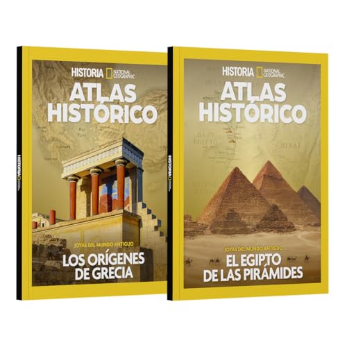 Pack Atlas Histórico de National Geographic. Contiene 2 revistas: El Egipto de las pirámides. Los origenes de Grecia
